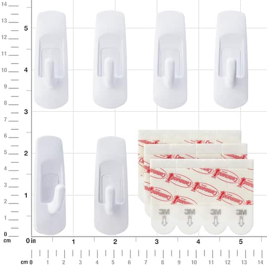 12 Packs: 6 ct. (72 total) Command™ Small White Utility Hooks